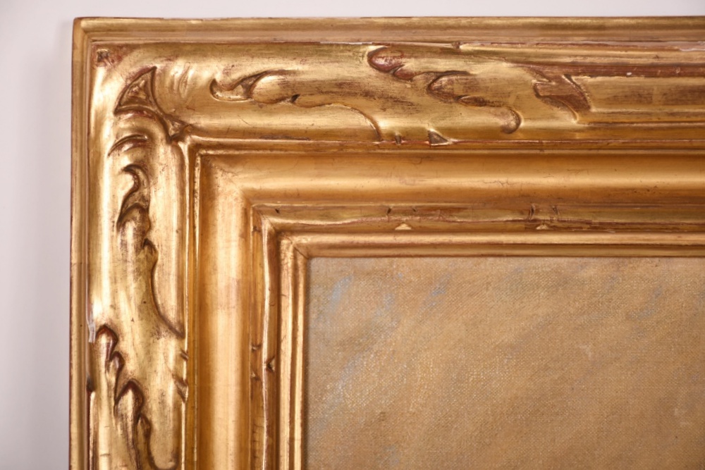 F. Luis Mora Original Painting "Rosemary In Her Crib"