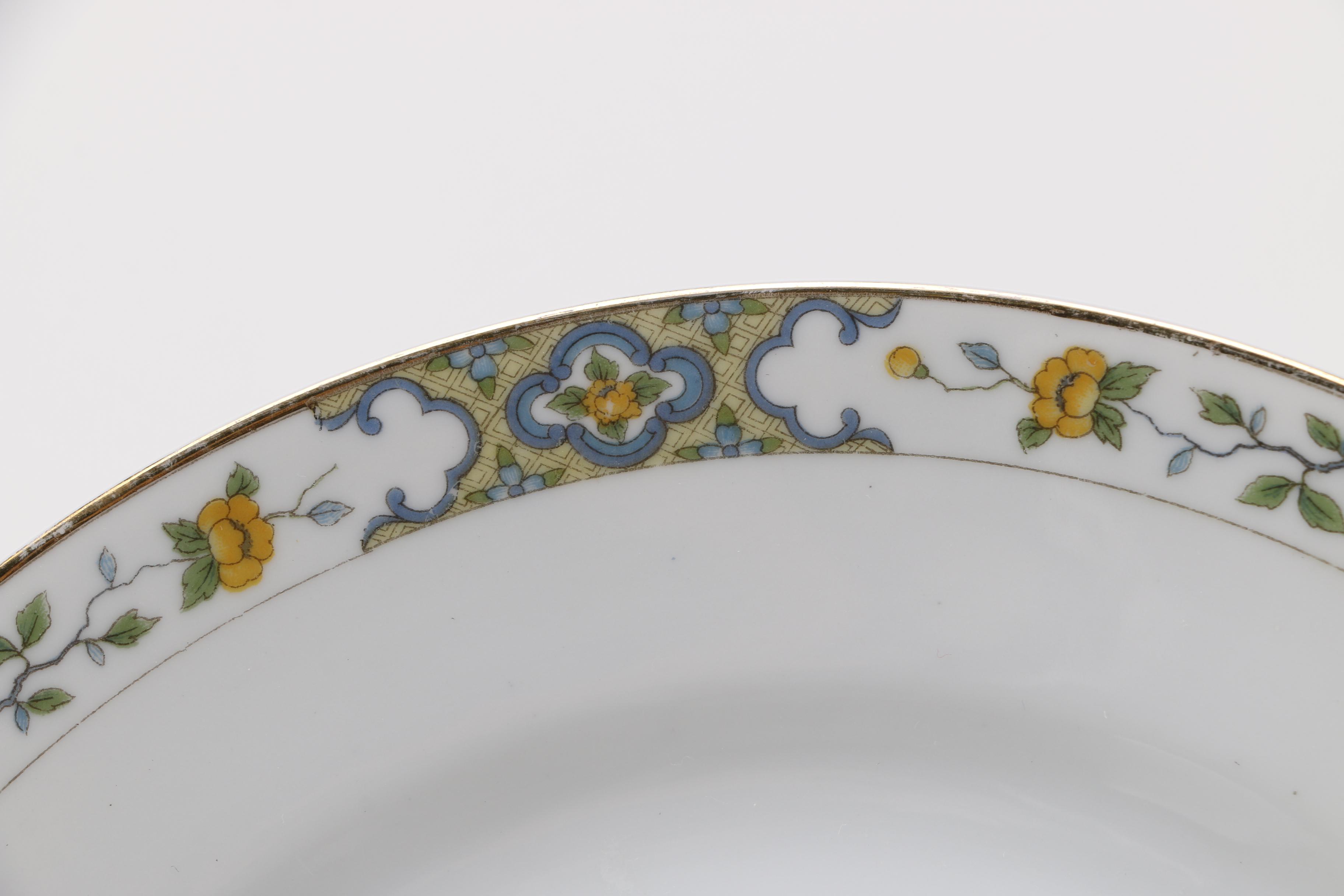 Mixed Collection of Porcelain and China Tableware Featuring Noritake