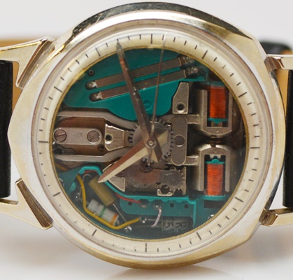 Bulova Spaceview 14K White Gold Men's Watch