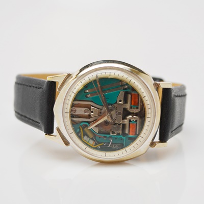 Bulova Spaceview 14K White Gold Men's Watch