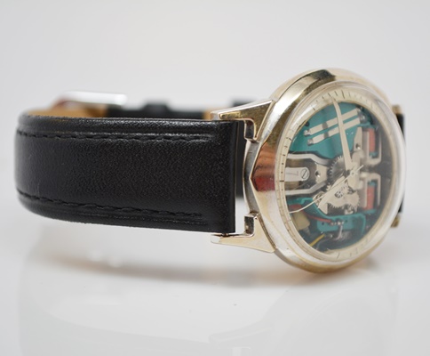 Bulova Spaceview 14K White Gold Men's Watch