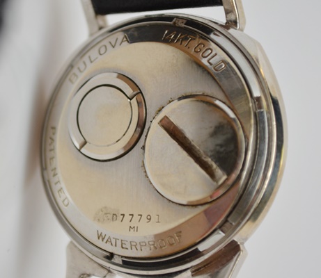 Bulova Spaceview 14K White Gold Men's Watch