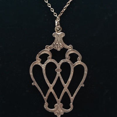 Scottish Sterling Silver Pendant Necklace