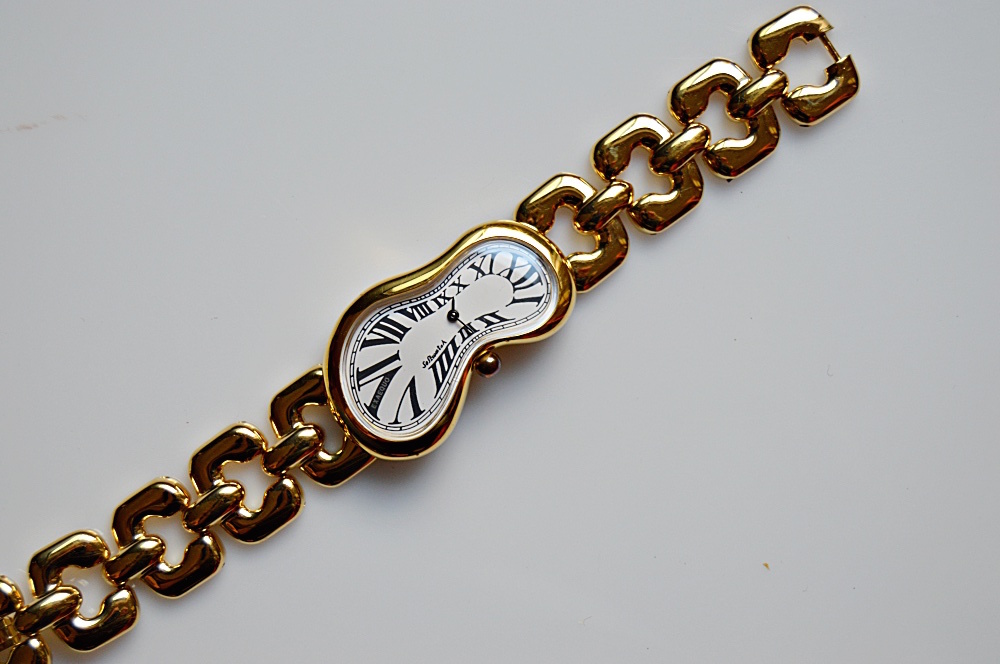 Exaequo "Softwatch" Gold Tone Link Watch
