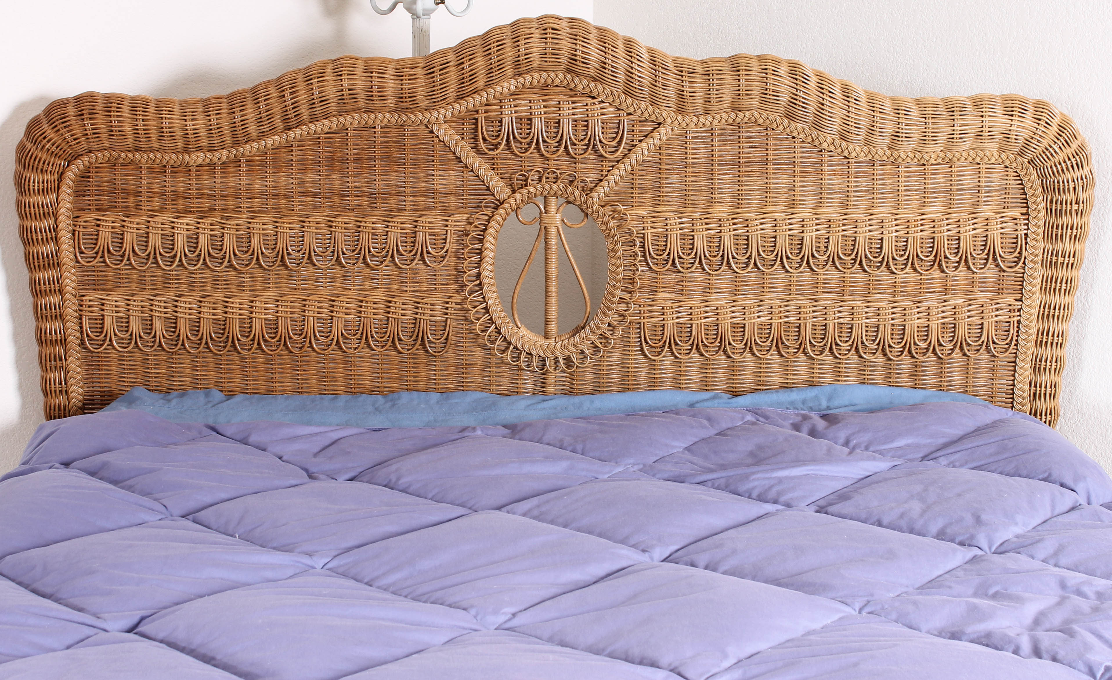 Queen Size Wicker Bed Frame