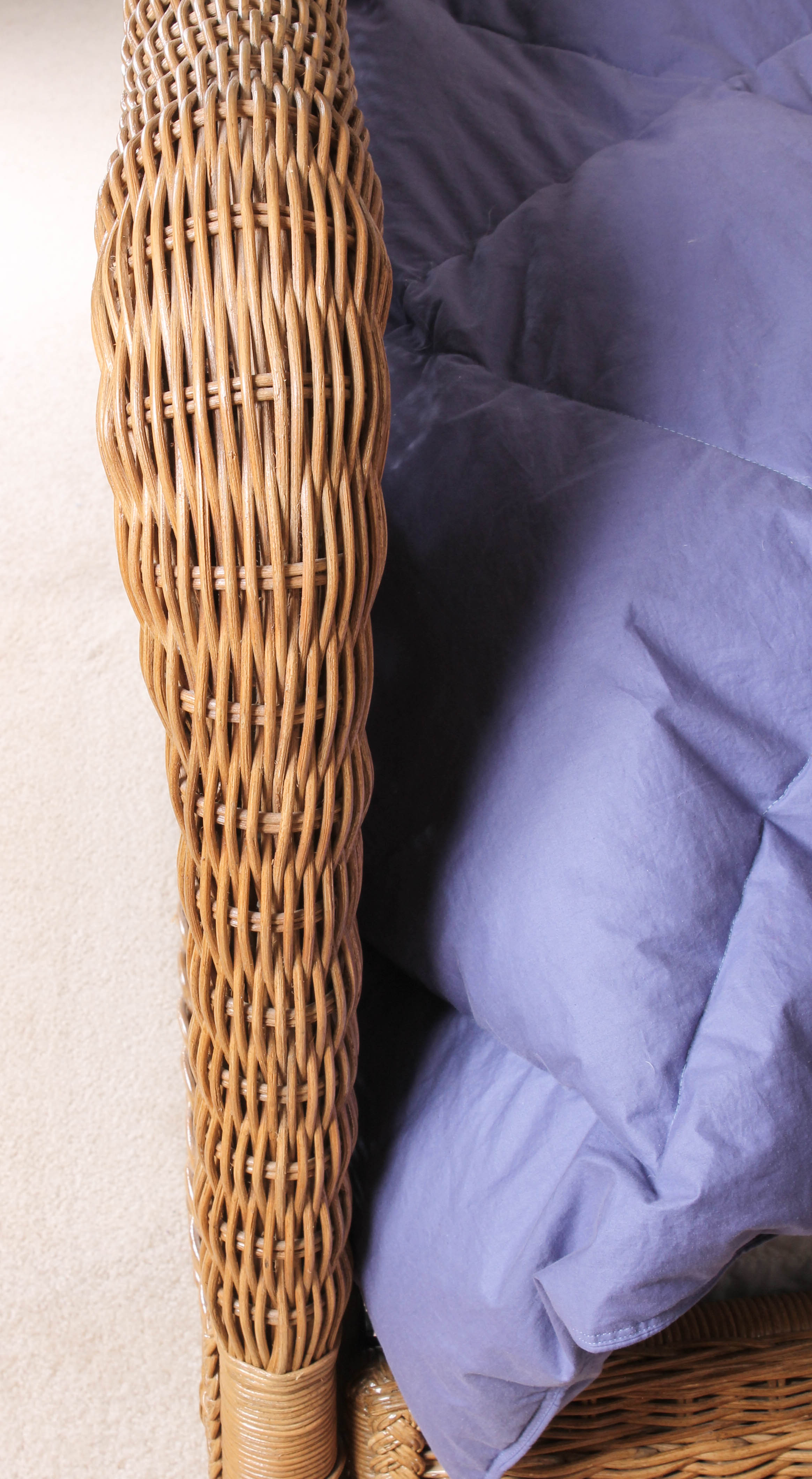 Queen Size Wicker Bed Frame