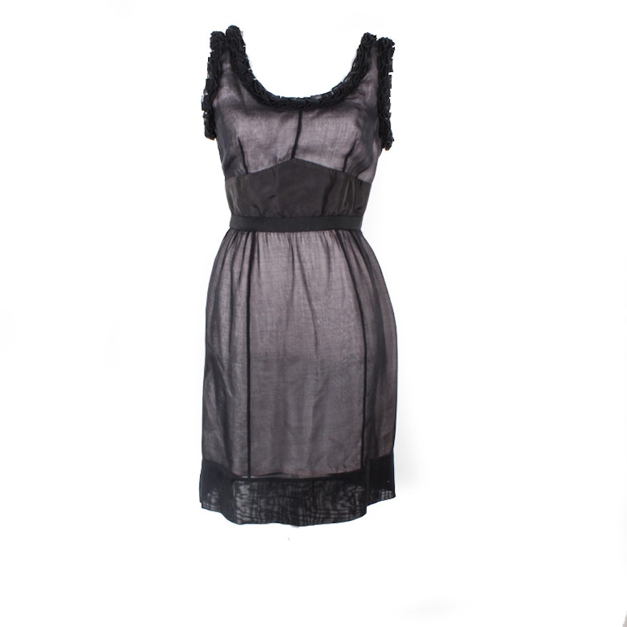 Louis Vuitton Black Sleeveless Dress