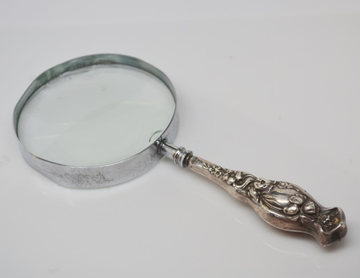 Vintage Sterling Silver Handle Magnifying Glass