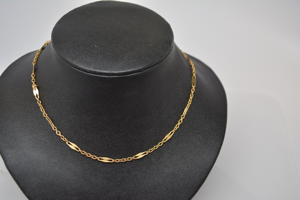 14K Yellow Gold Chain Necklace