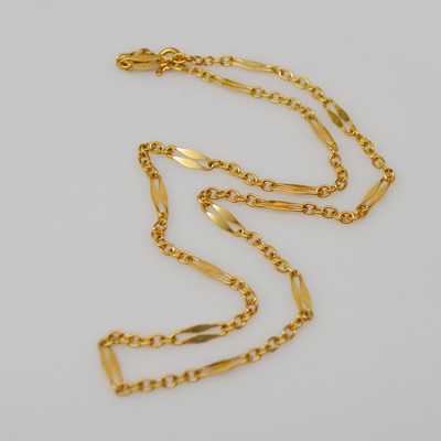 14K Yellow Gold Chain Necklace
