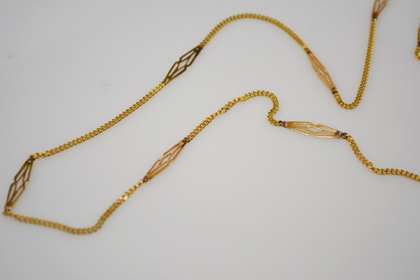 Italian 14K Yellow Gold Chain Necklace