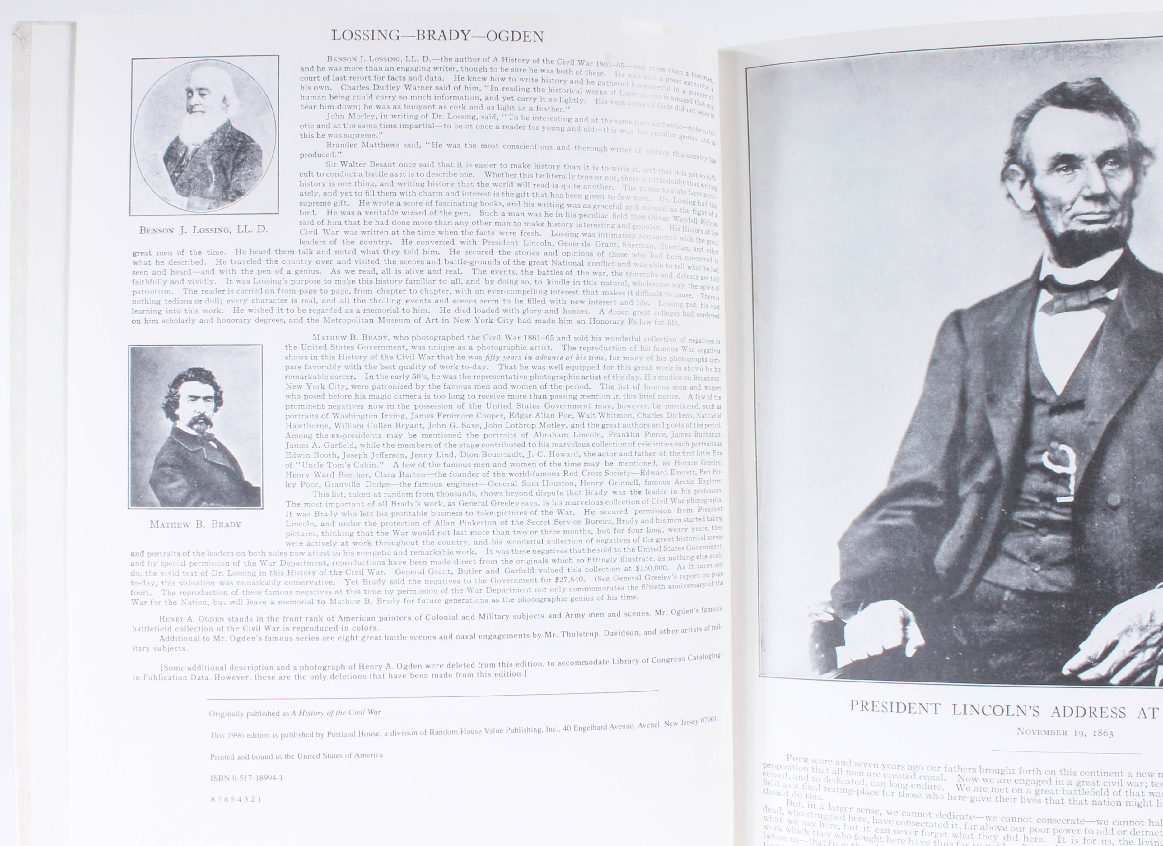 Collection of Civil War History Books