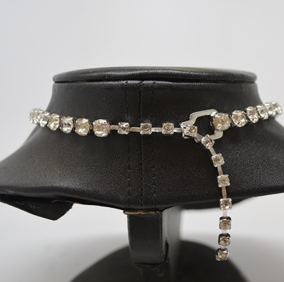 Eisenberg Circa 1950s Vintage "Headlight" Rhinestone Jewelry Set With Original Box