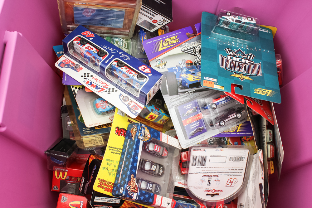 Extensive Collection of Scale Race Cars Featuring Johnny Lightning