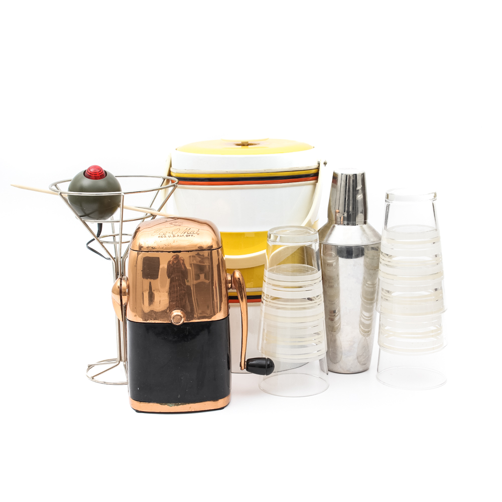 Vintage Eclectic Barware Variety