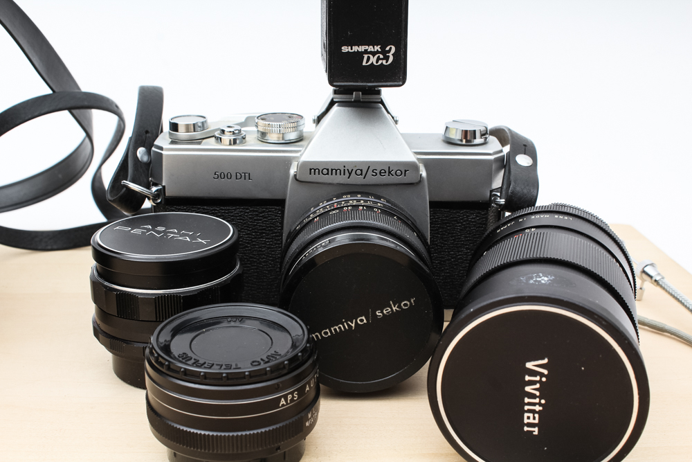 Vintage Mamiya/Sekor 35mm Camera with Drafting Tools