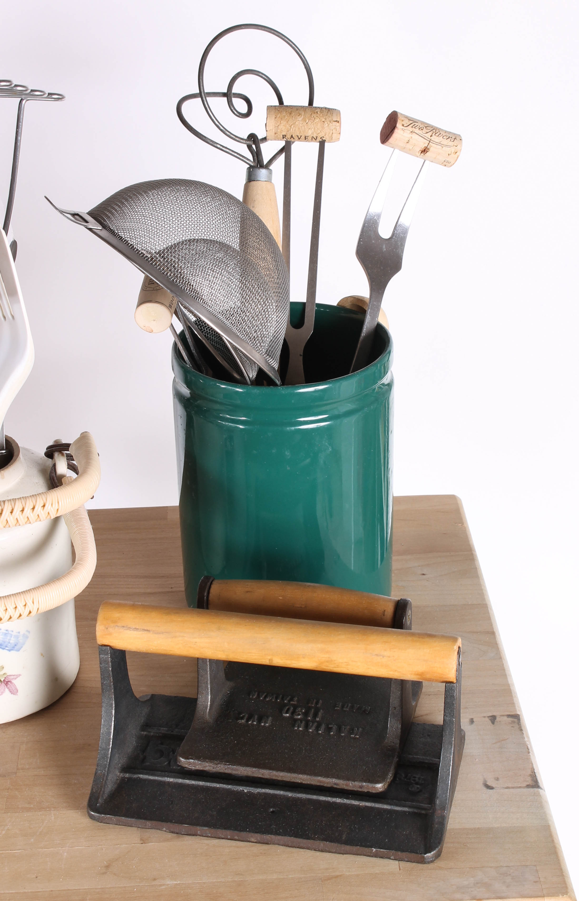 Fully Loaded Wooden Kitchen Cart