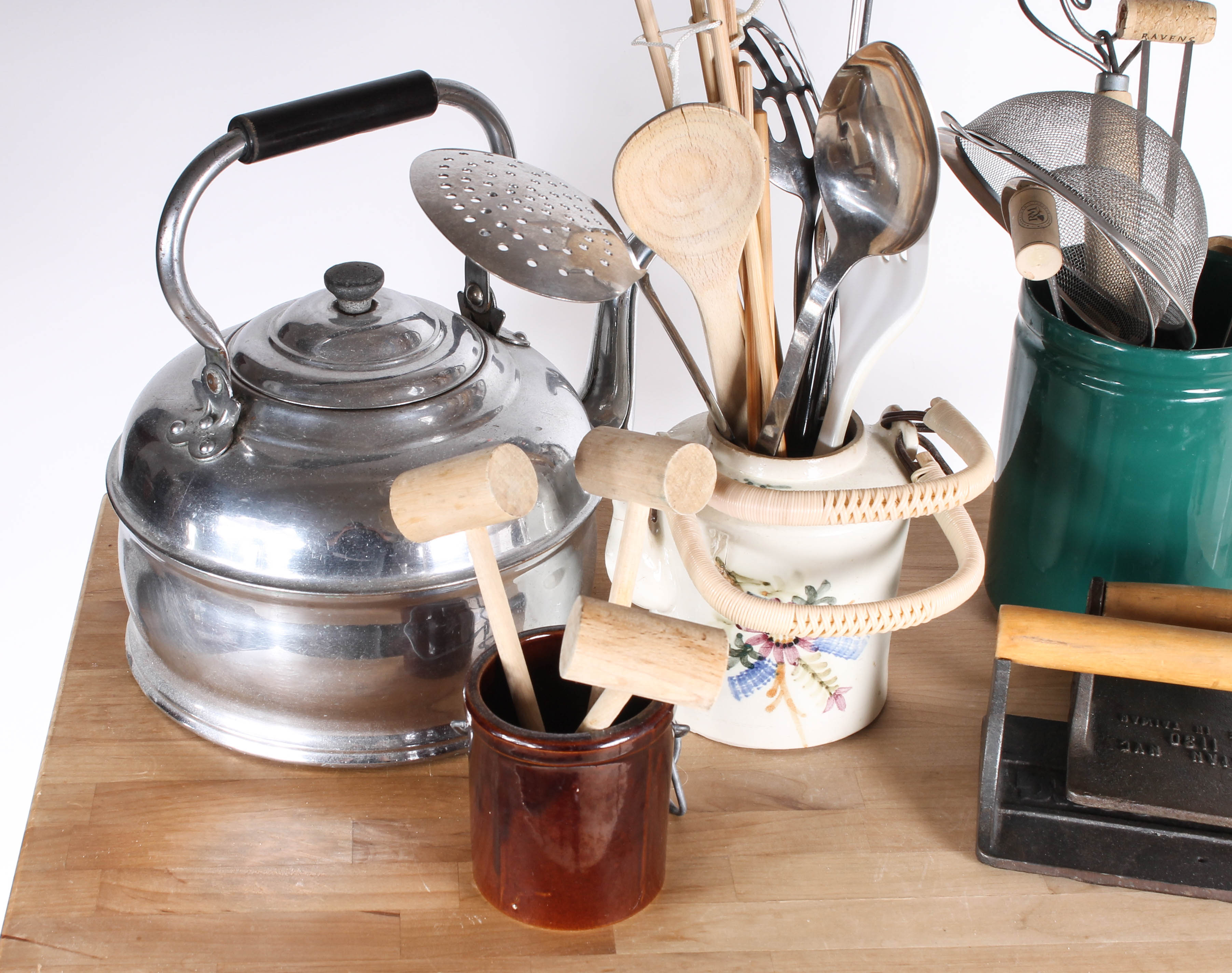 Fully Loaded Wooden Kitchen Cart
