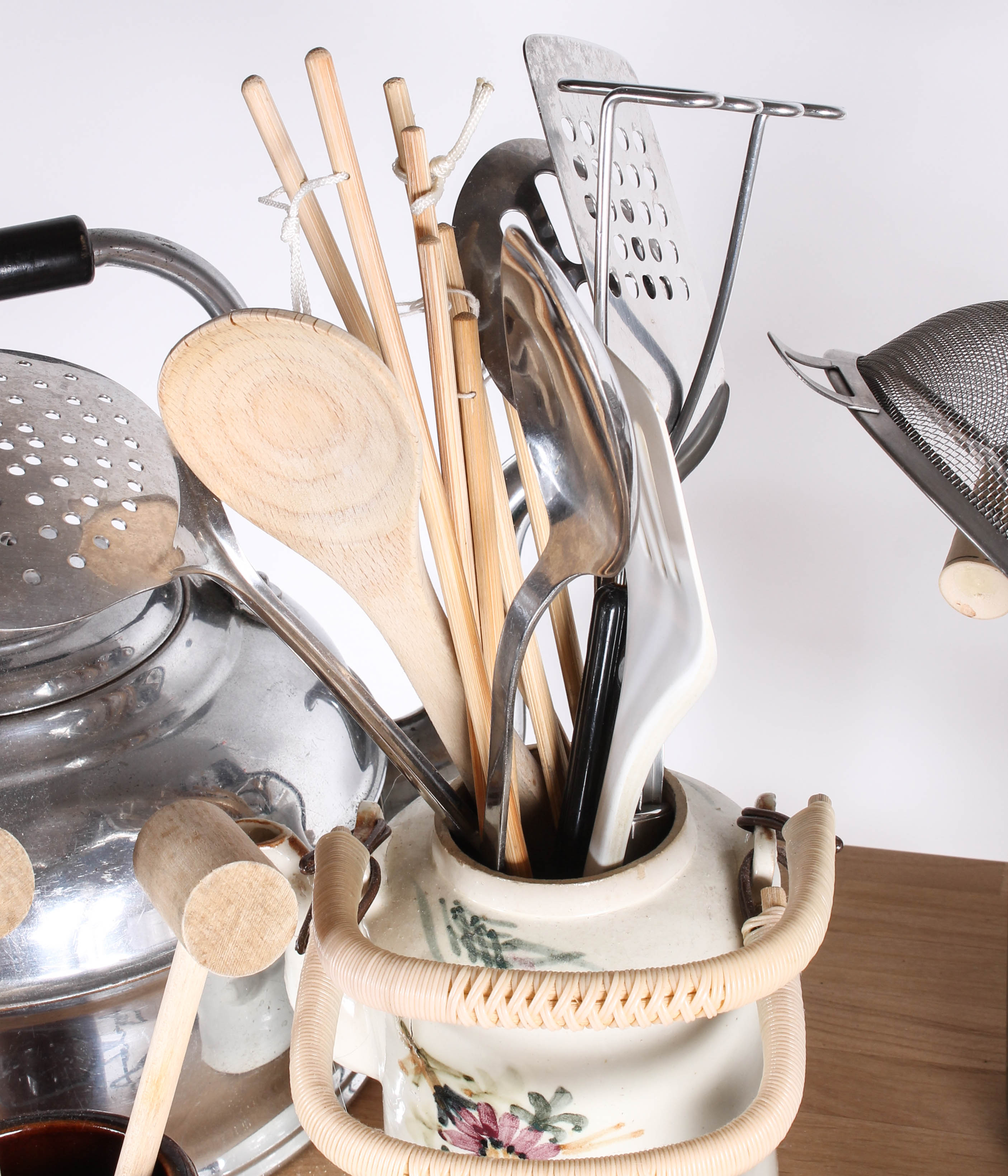 Fully Loaded Wooden Kitchen Cart