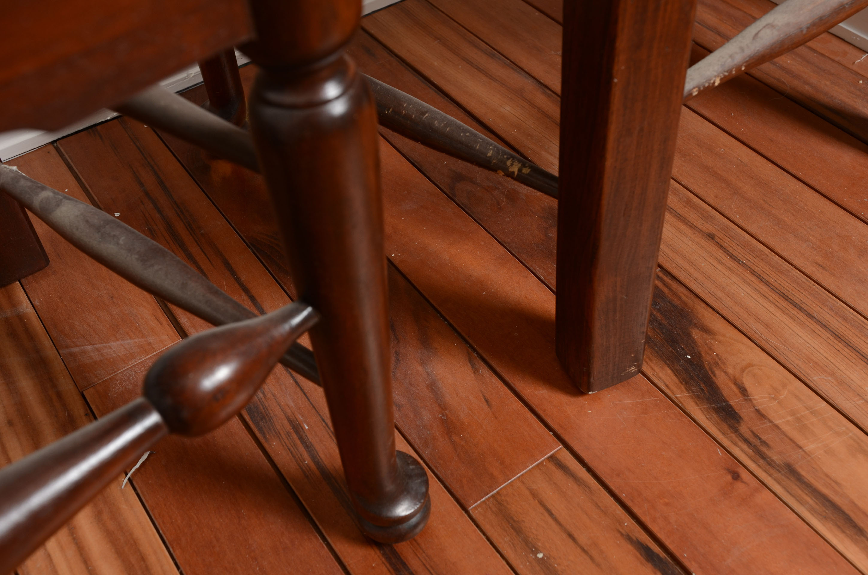 Asian Inspired Dining Room Table with Chairs