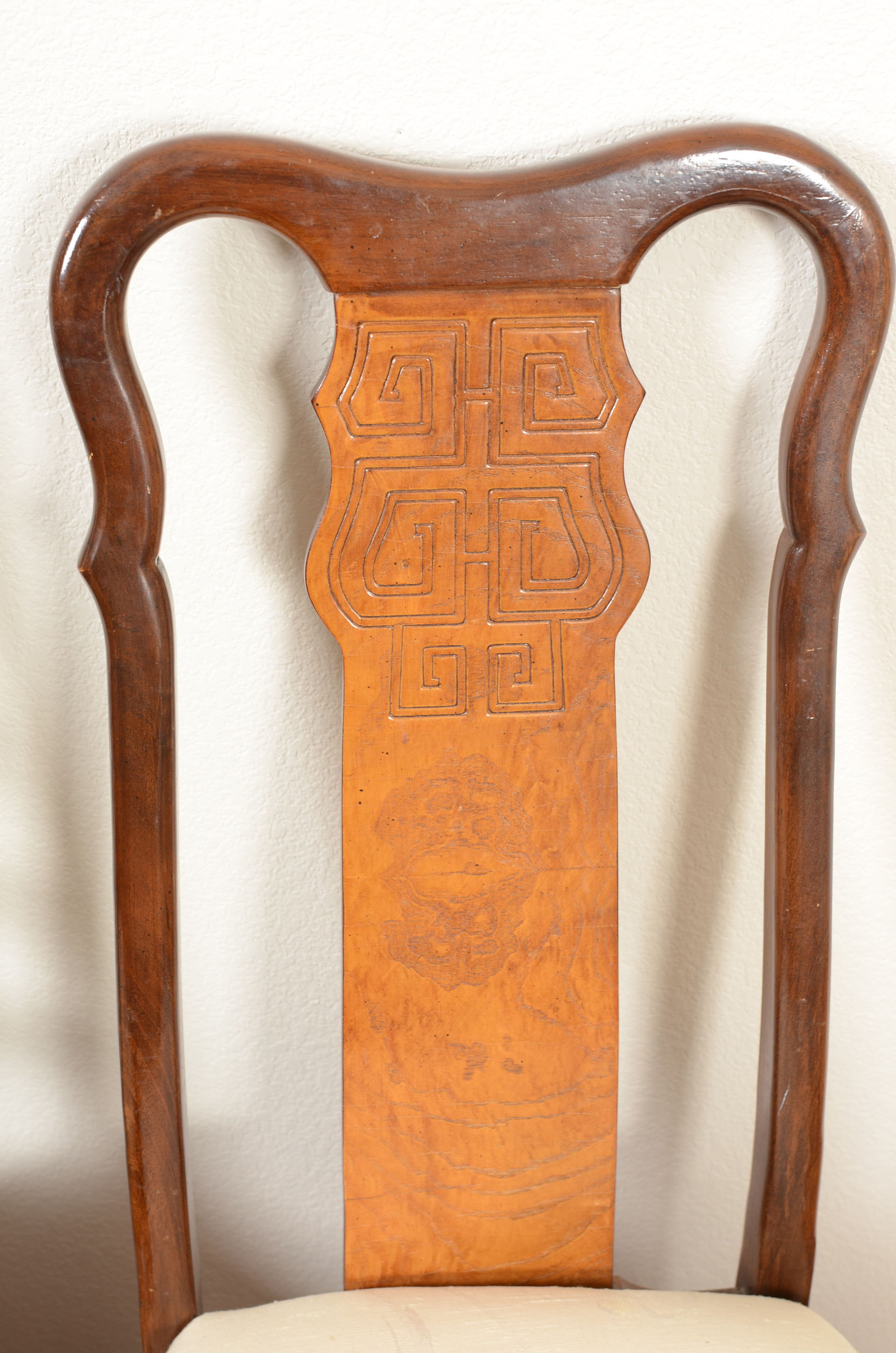 Asian Inspired Dining Room Table with Chairs