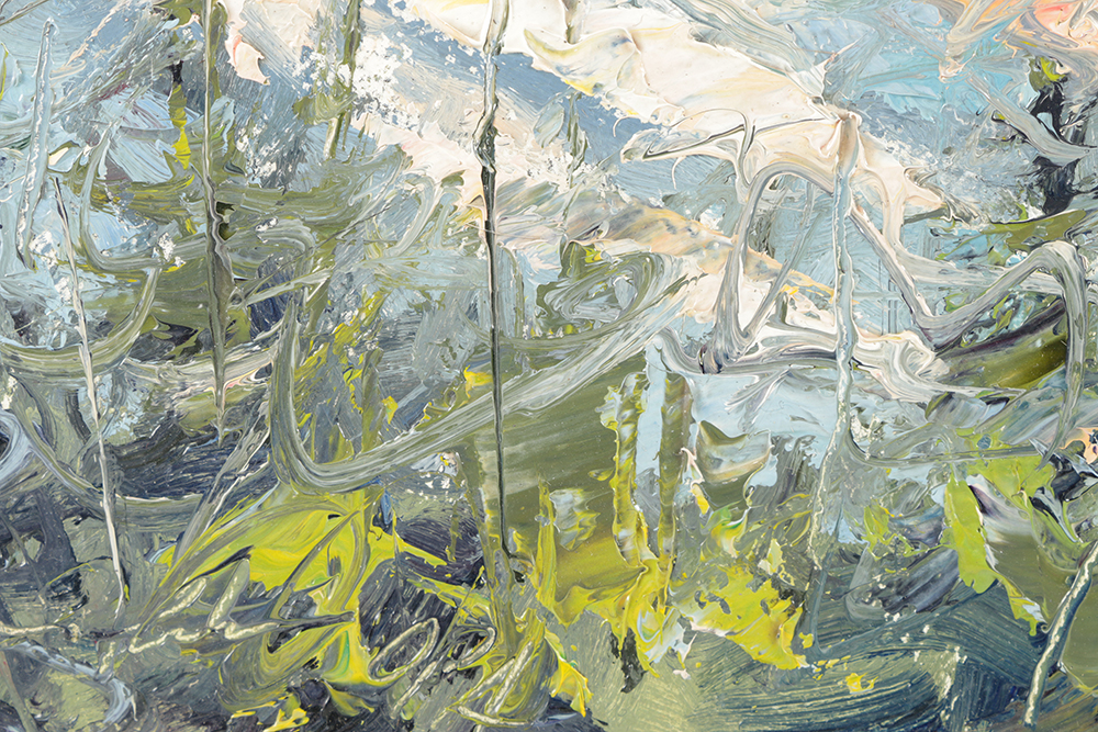 Tom Bluemlein Oil Painting on Board "May in Glacier"