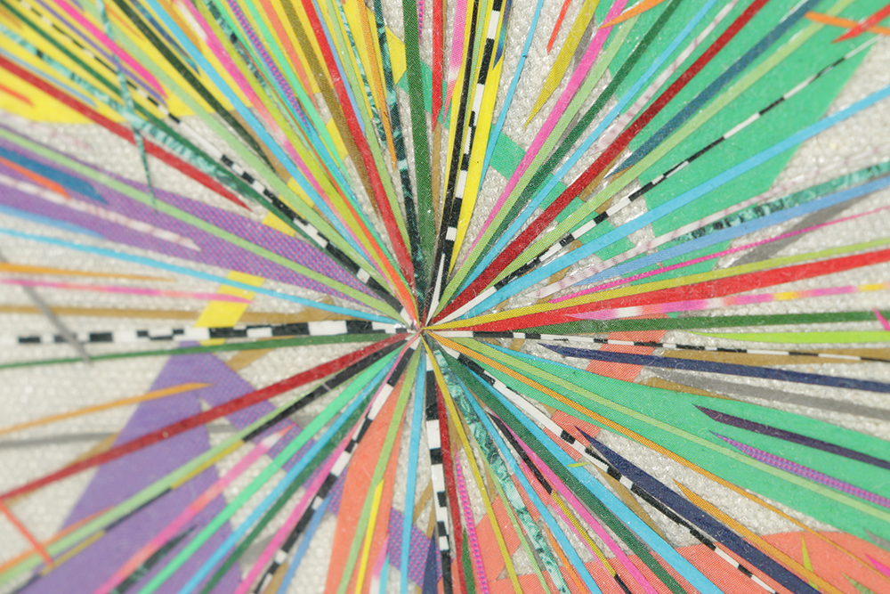 Kimberly Mullett Mixed Media Work on Canvas "Verve and Valor"