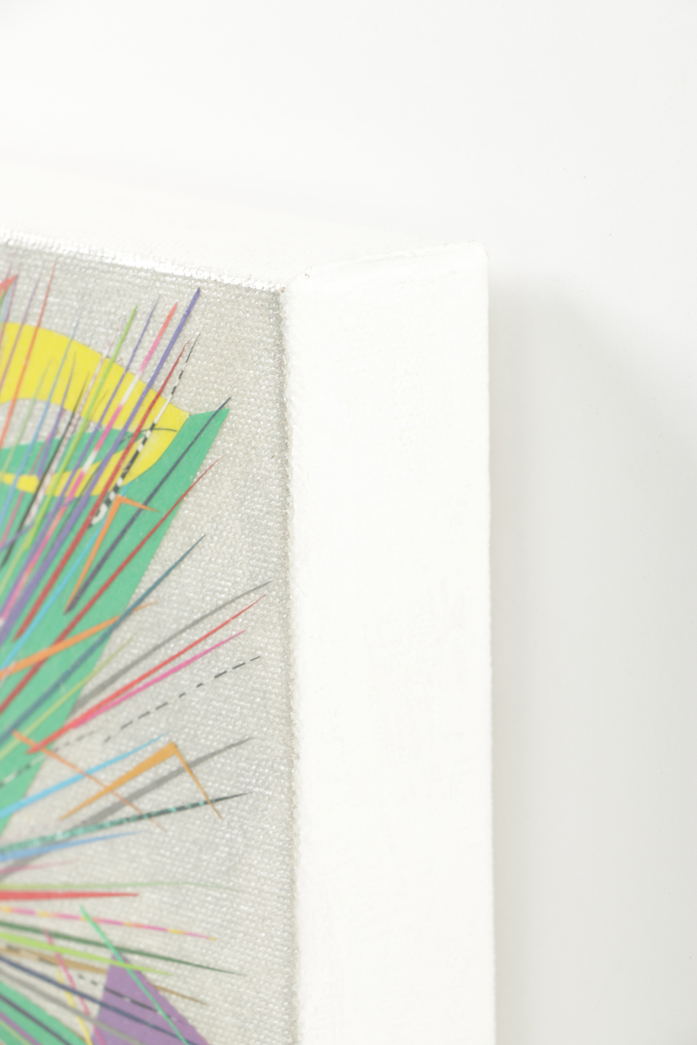 Kimberly Mullett Mixed Media Work on Canvas "Verve and Valor"