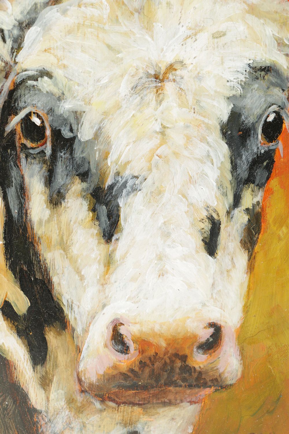 Christine Marcus Stone Oil Painting on Board "The Young One"