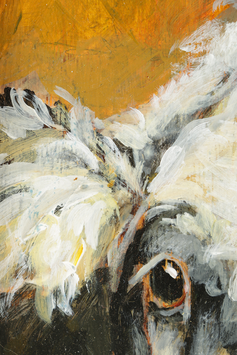 Christine Marcus Stone Oil Painting on Board "The Young One"