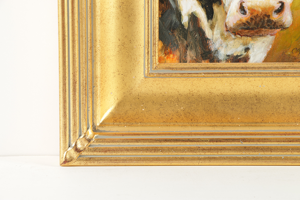 Christine Marcus Stone Oil Painting on Board "The Young One"