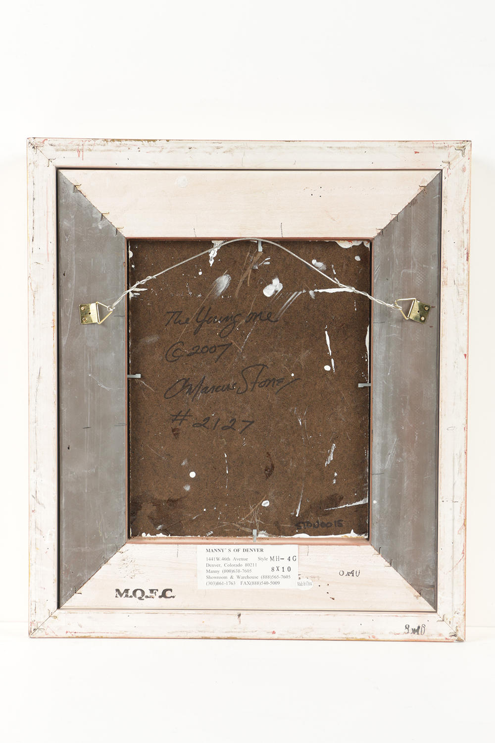 Christine Marcus Stone Oil Painting on Board "The Young One"