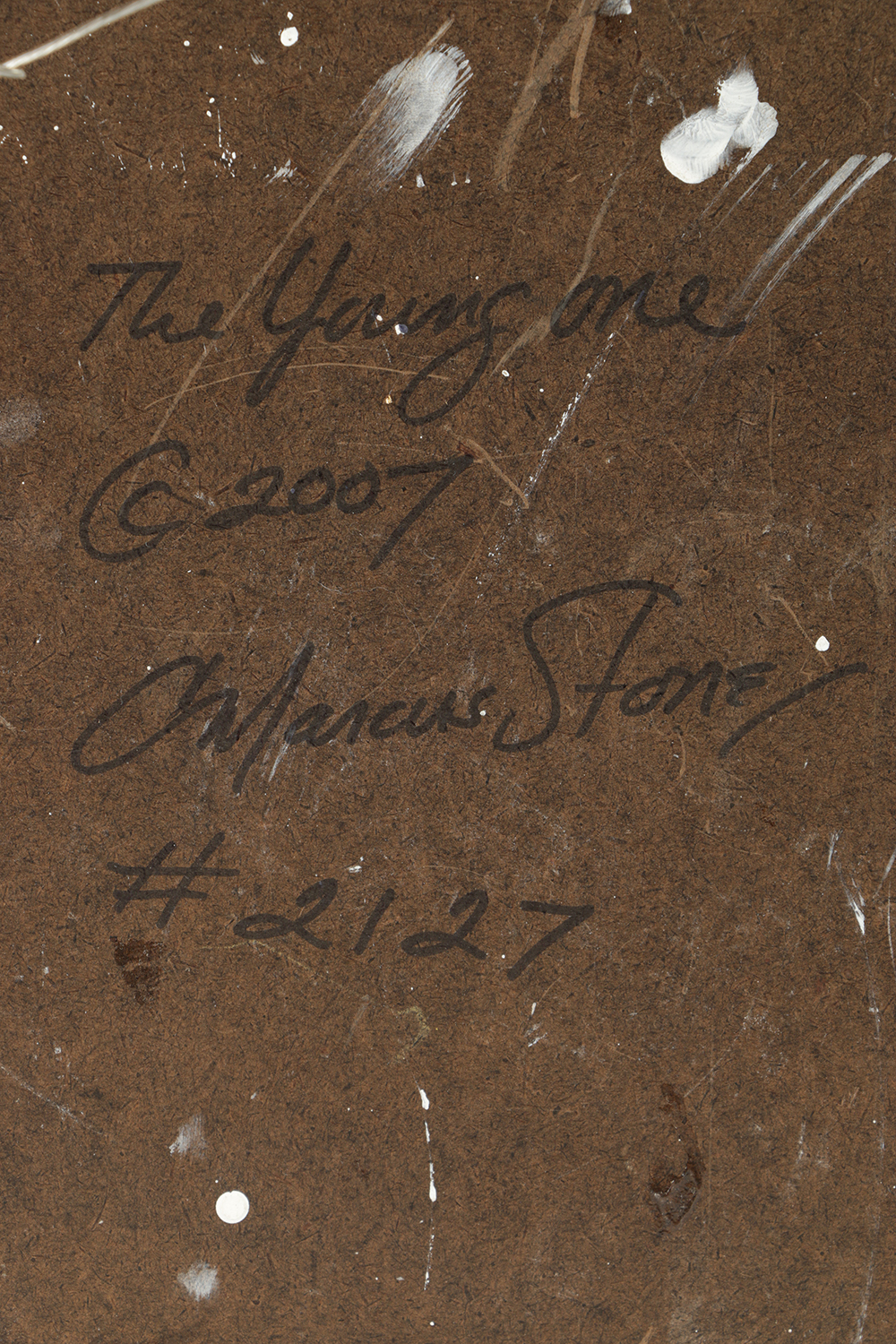 Christine Marcus Stone Oil Painting on Board "The Young One"