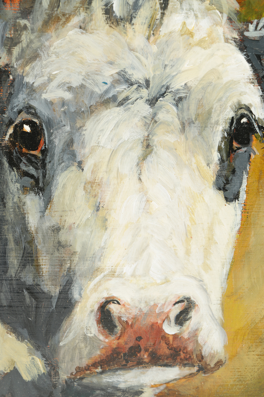 Christine Marcus Stone Oil Painting on Board "The Charmer"