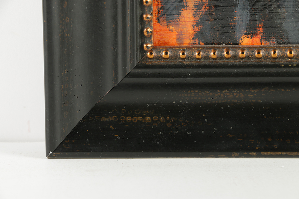 Christine Marcus Stone Oil Painting on Board "The Charmer"