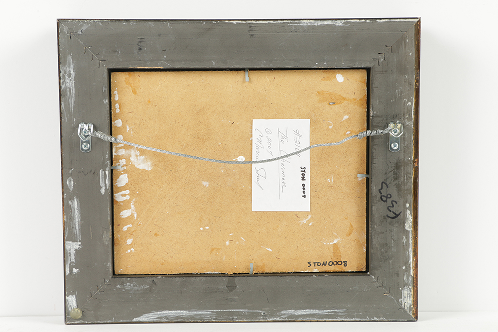 Christine Marcus Stone Oil Painting on Board "The Charmer"