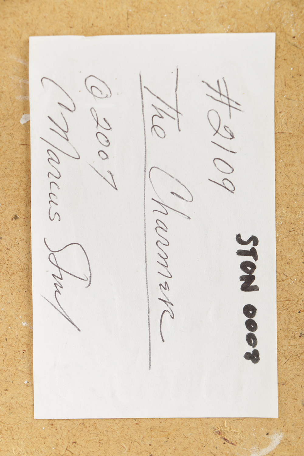 Christine Marcus Stone Oil Painting on Board "The Charmer"