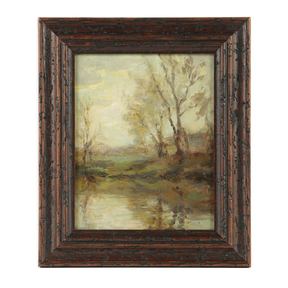 Mark Gingerich Oil Painting on Panel "The River's Edge"