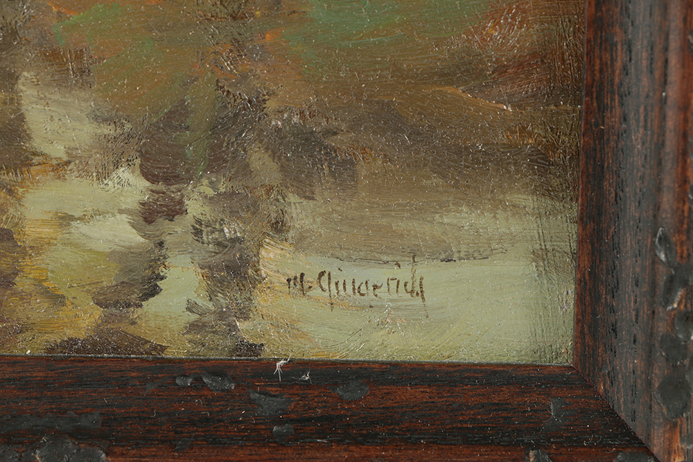 Mark Gingerich Oil Painting on Panel "The River's Edge"