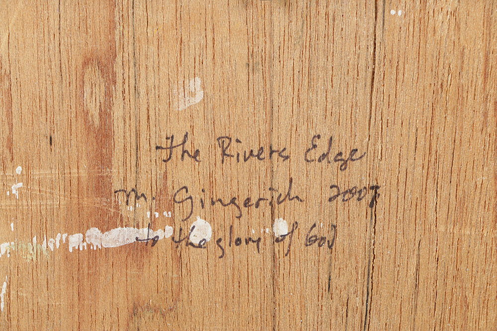 Mark Gingerich Oil Painting on Panel "The River's Edge"