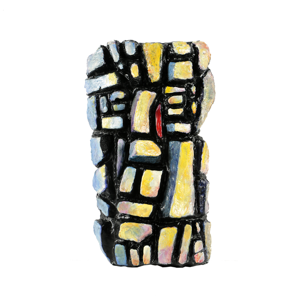 Jon Hand Mixed Media Sculpture "Odin"