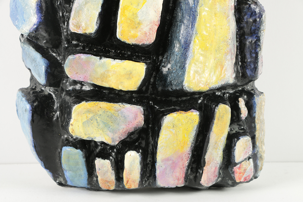 Jon Hand Mixed Media Sculpture "Odin"