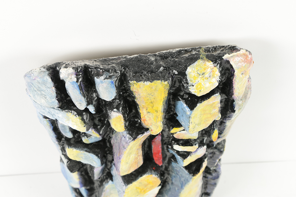 Jon Hand Mixed Media Sculpture "Odin"