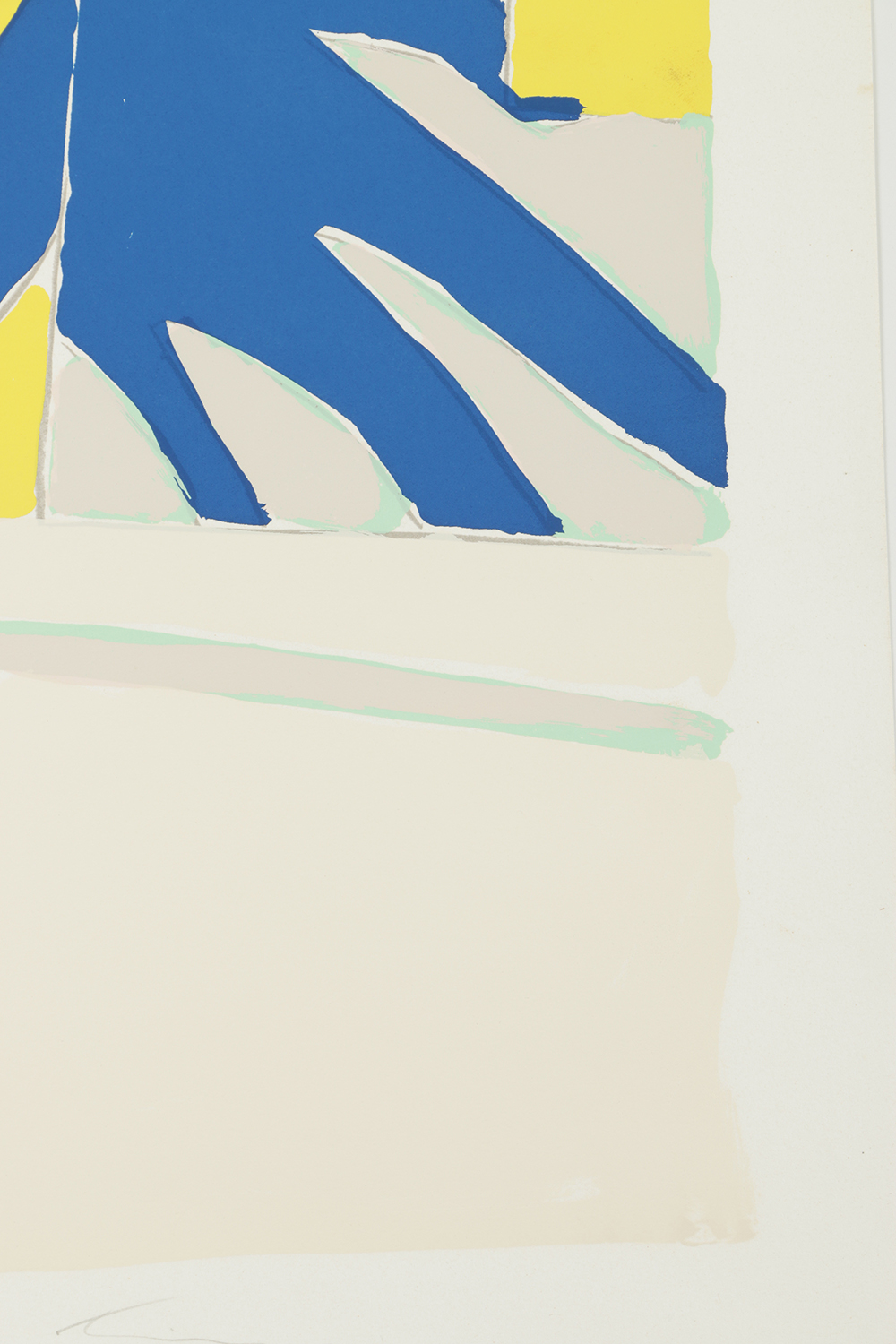 Knox Martin Signed Limited Edition Serigraph on Paper "Flowers 7"