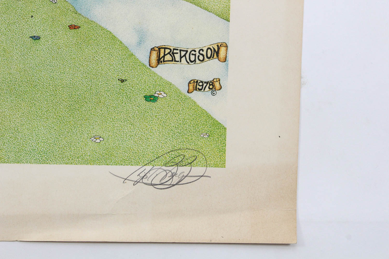 Signed Philip B. Bergson Limited Edition Lithograph "Unicorn"