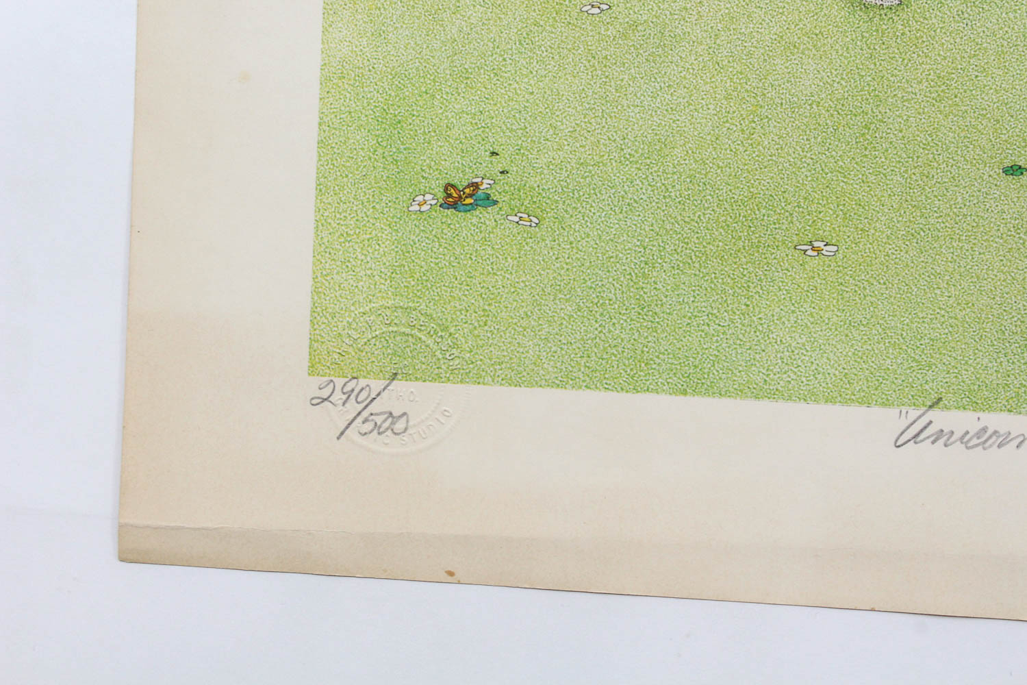 Signed Philip B. Bergson Limited Edition Lithograph "Unicorn"