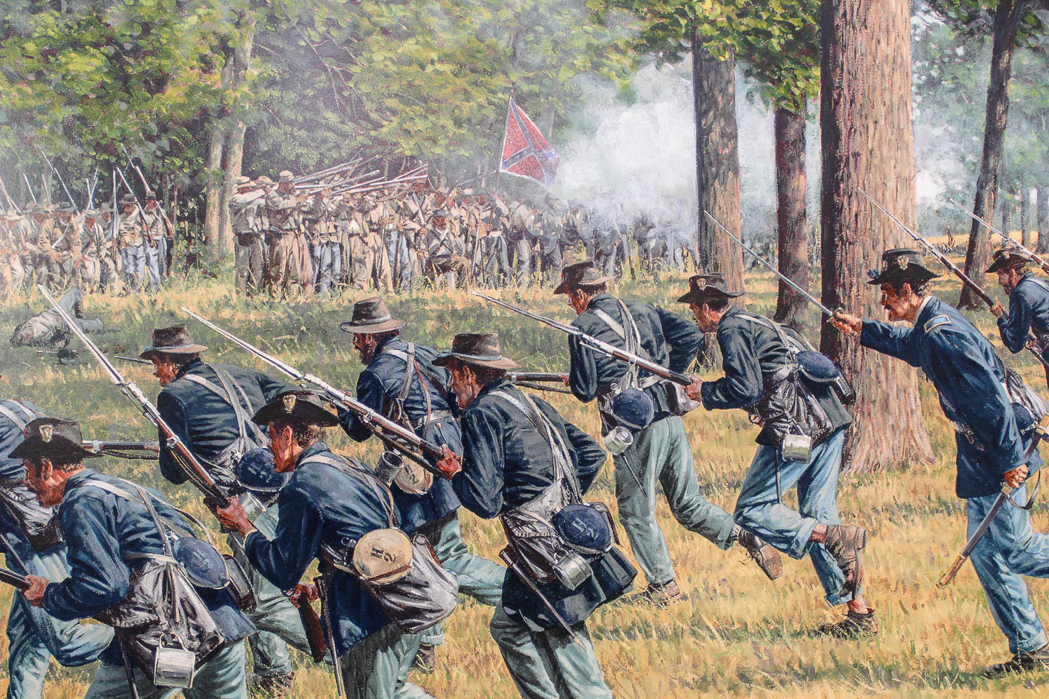 Bradley Schmehl Limited Edition Offset Lithograph "The Death of Reynolds"