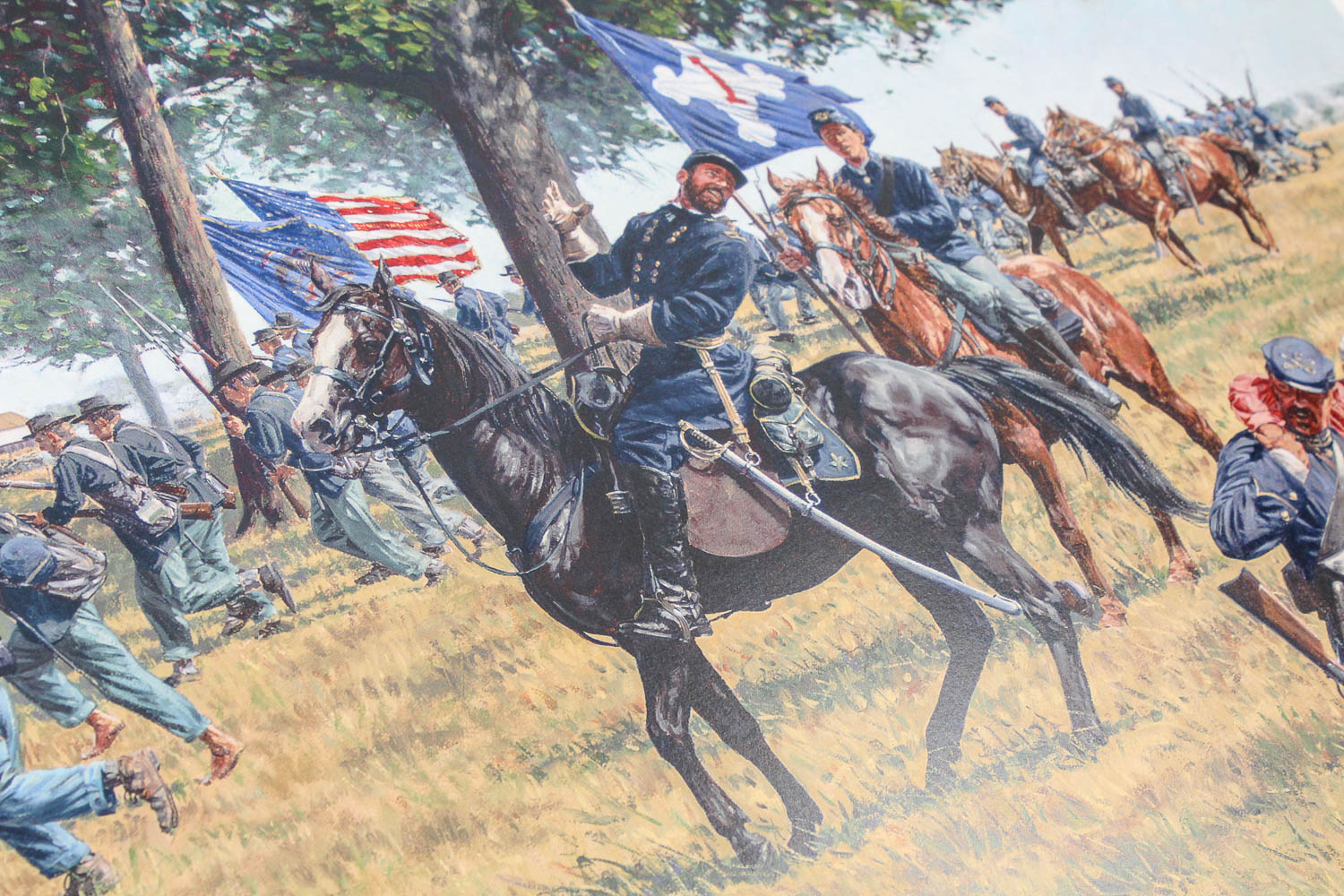 Bradley Schmehl Limited Edition Offset Lithograph "The Death of Reynolds"