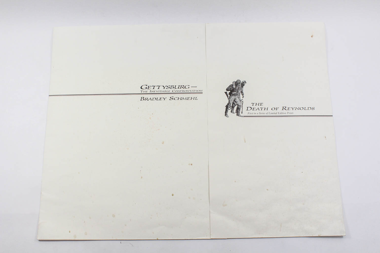 Bradley Schmehl Limited Edition Offset Lithograph "The Death of Reynolds"