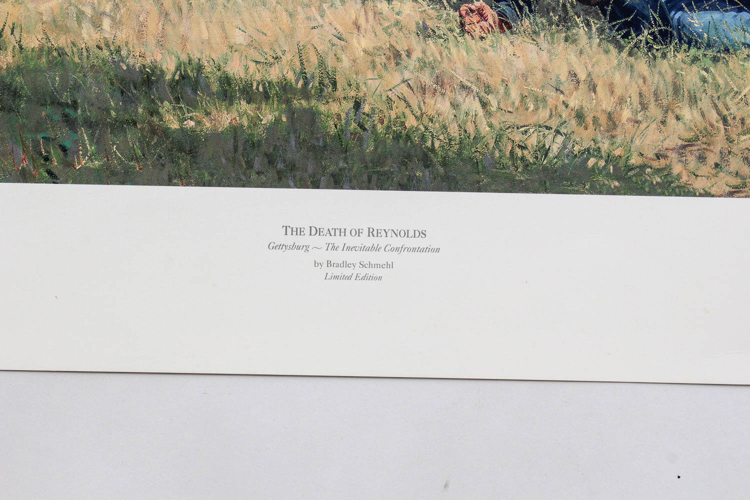 Bradley Schmehl Limited Edition Offset Lithograph "The Death of Reynolds"